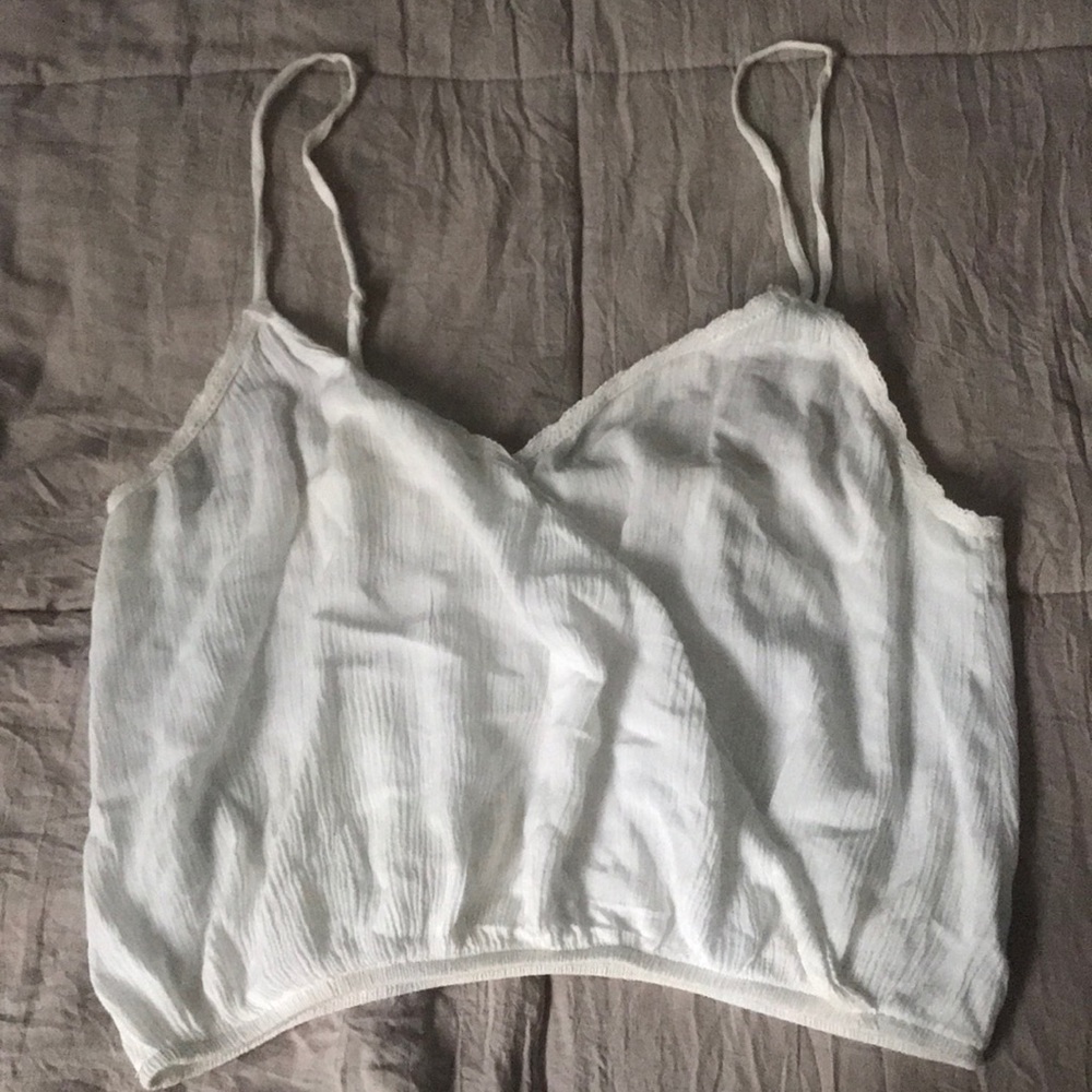 Cute white crop top
